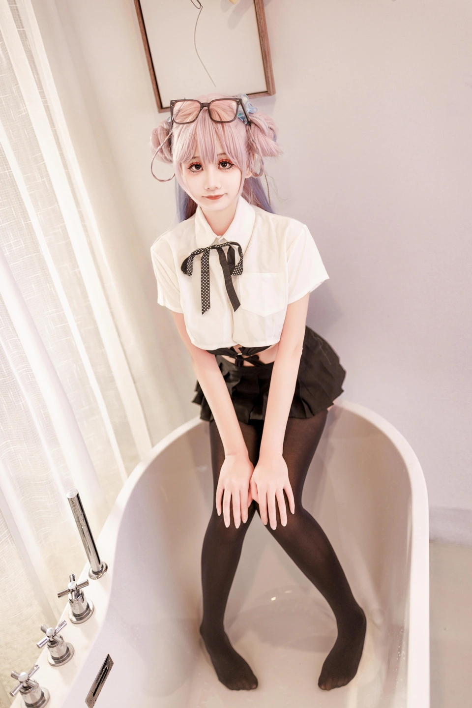 91tutu.cc@阿雪雪 - No.016 居家女高-012.webp