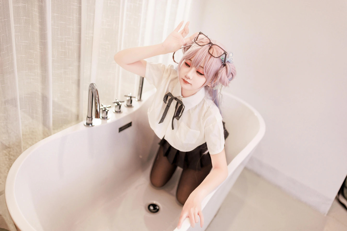 91tutu.cc@阿雪雪 - No.016 居家女高-016.webp