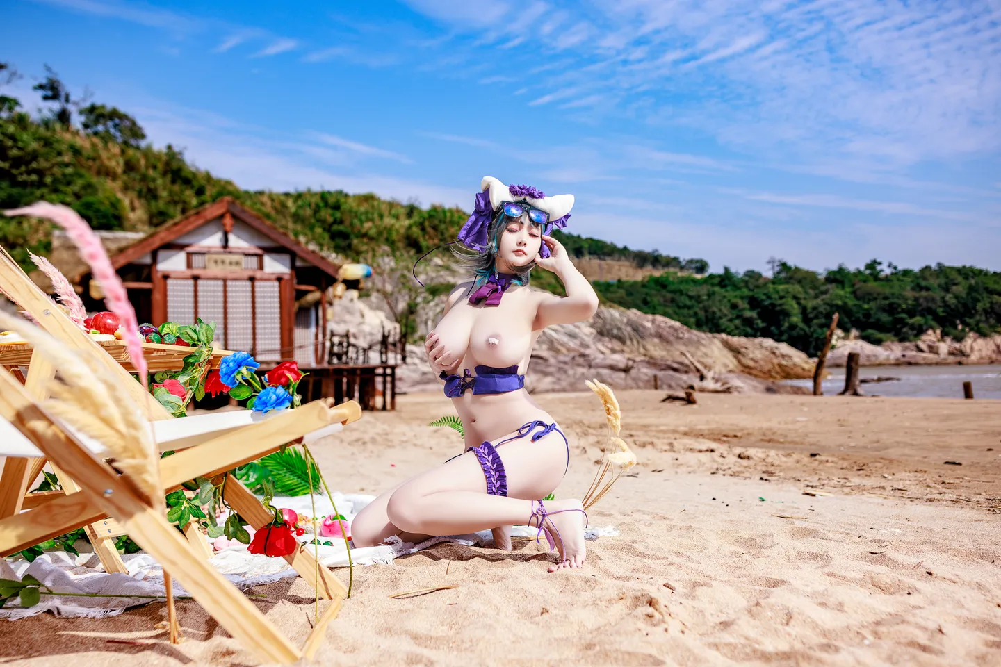 91tutu.cc@阿雪雪 - No.057 柴郡泳装-011.webp
