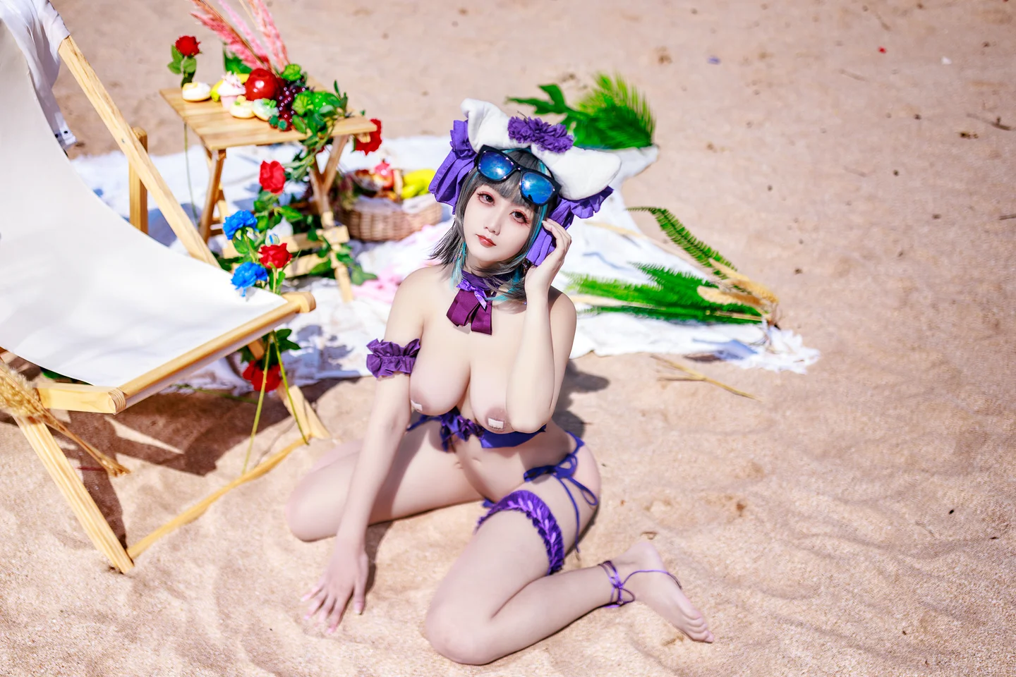 91tutu.cc@阿雪雪 - No.057 柴郡泳装-013.webp