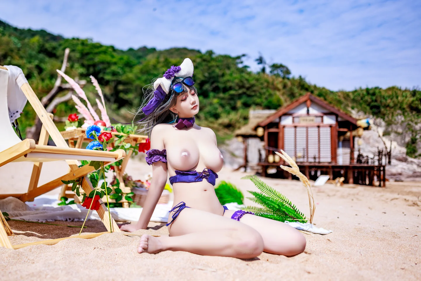 91tutu.cc@阿雪雪 - No.057 柴郡泳装-016.webp