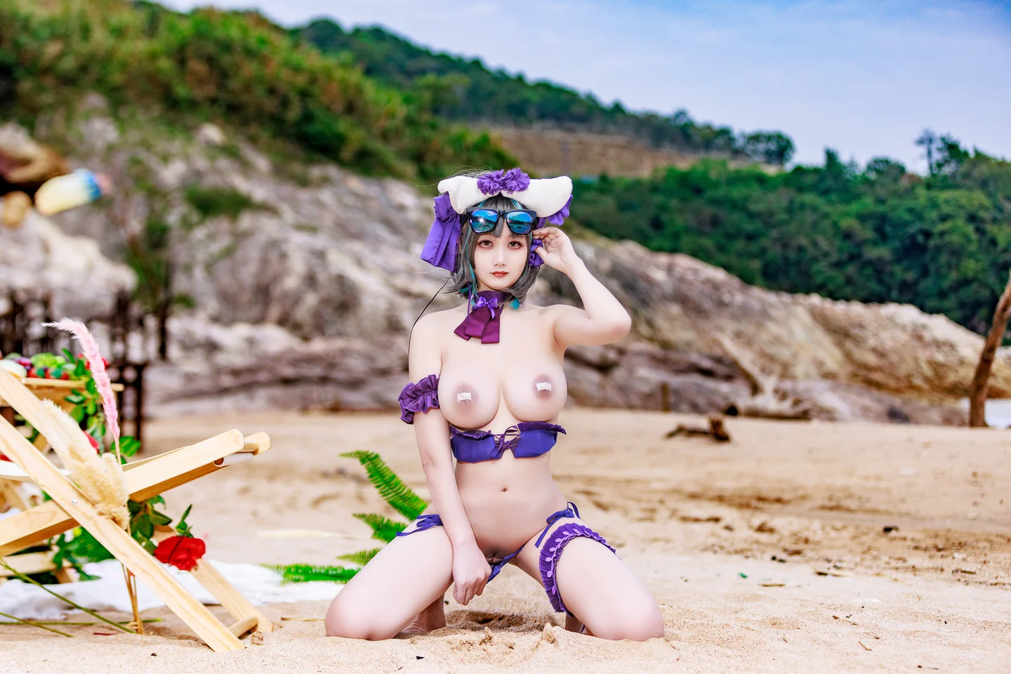 91tutu.cc@阿雪雪 - No.057 柴郡泳装-018.webp