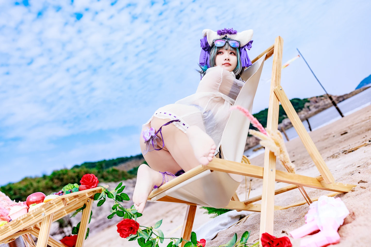 91tutu.cc@阿雪雪 - No.057 柴郡泳装-034.webp