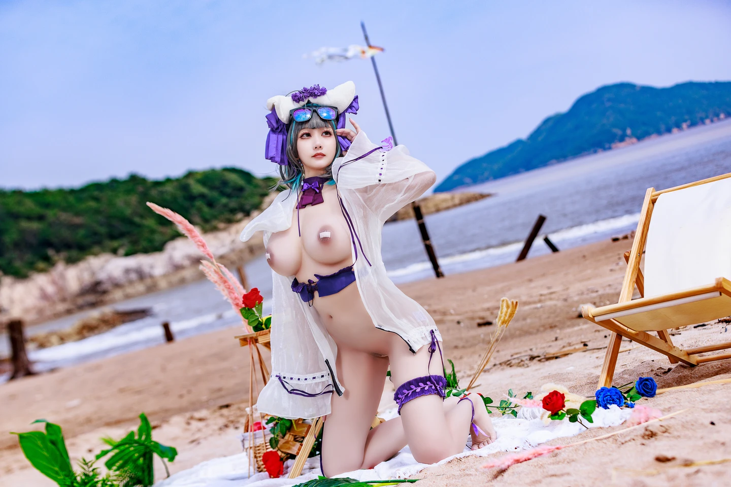 91tutu.cc@阿雪雪 - No.057 柴郡泳装-049.webp