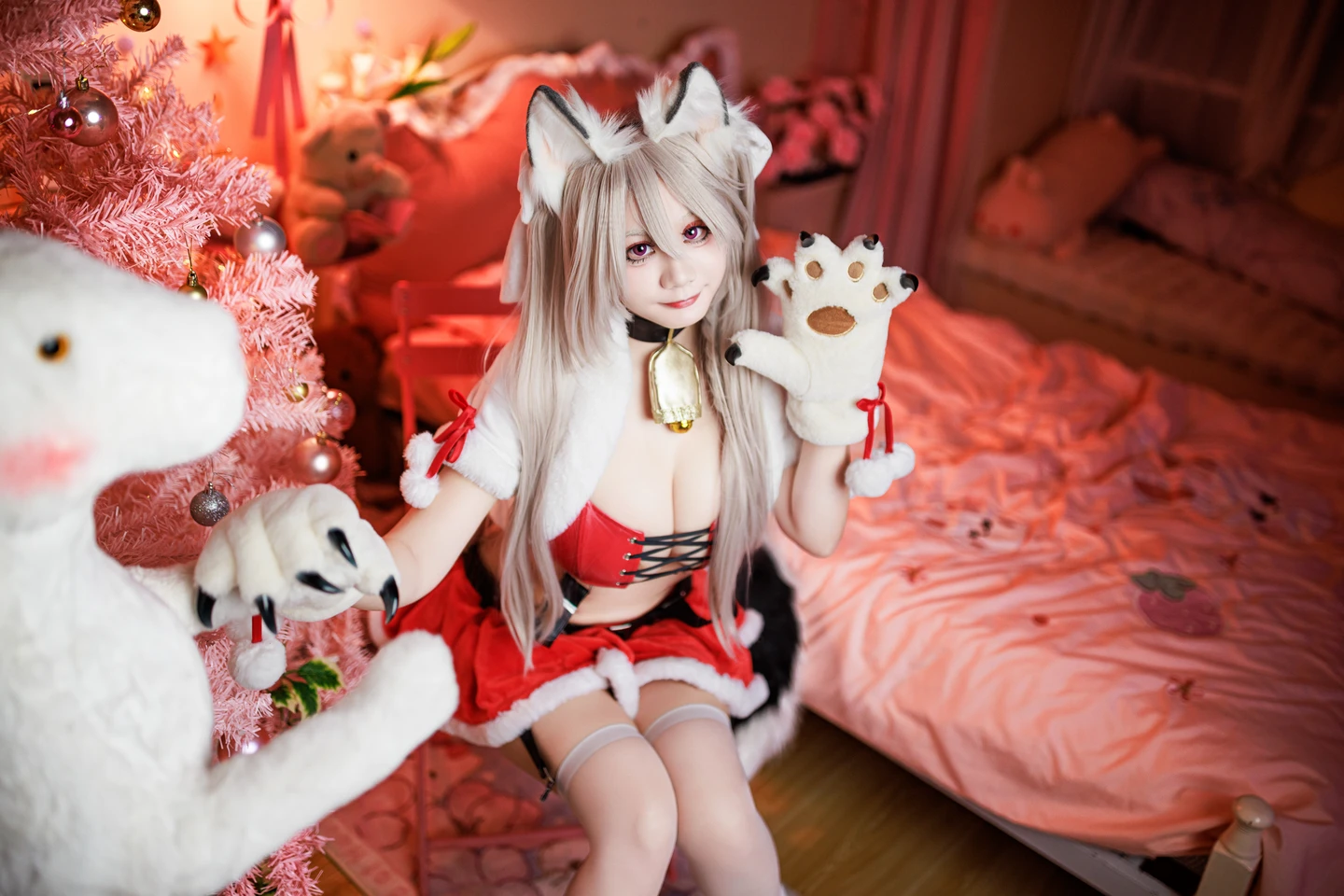 91tutu.cc@阿雪雪 - No.064 圣诞夕立-012.webp