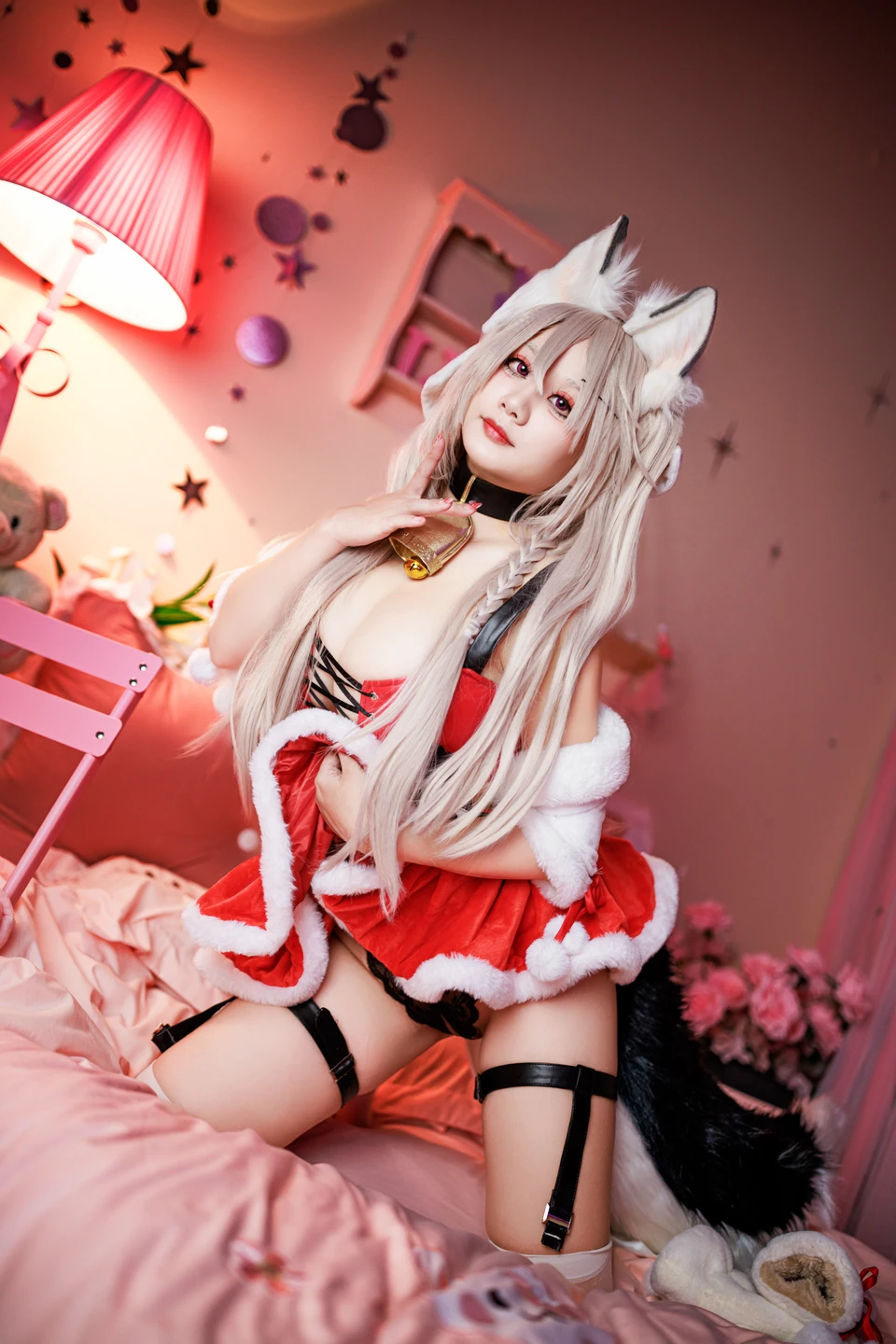 91tutu.cc@阿雪雪 - No.064 圣诞夕立-019.webp