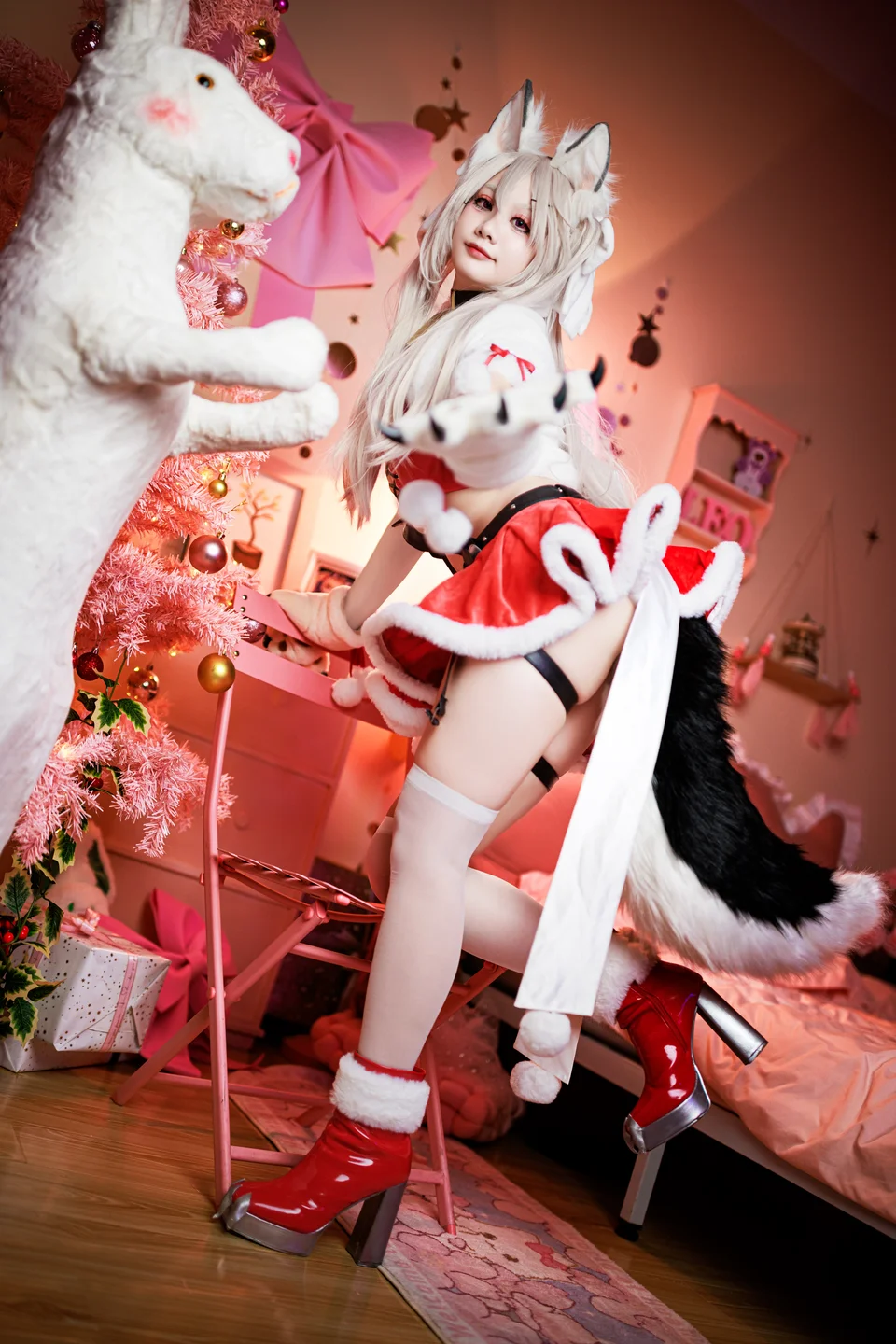 91tutu.cc@阿雪雪 - No.064 圣诞夕立-020.webp