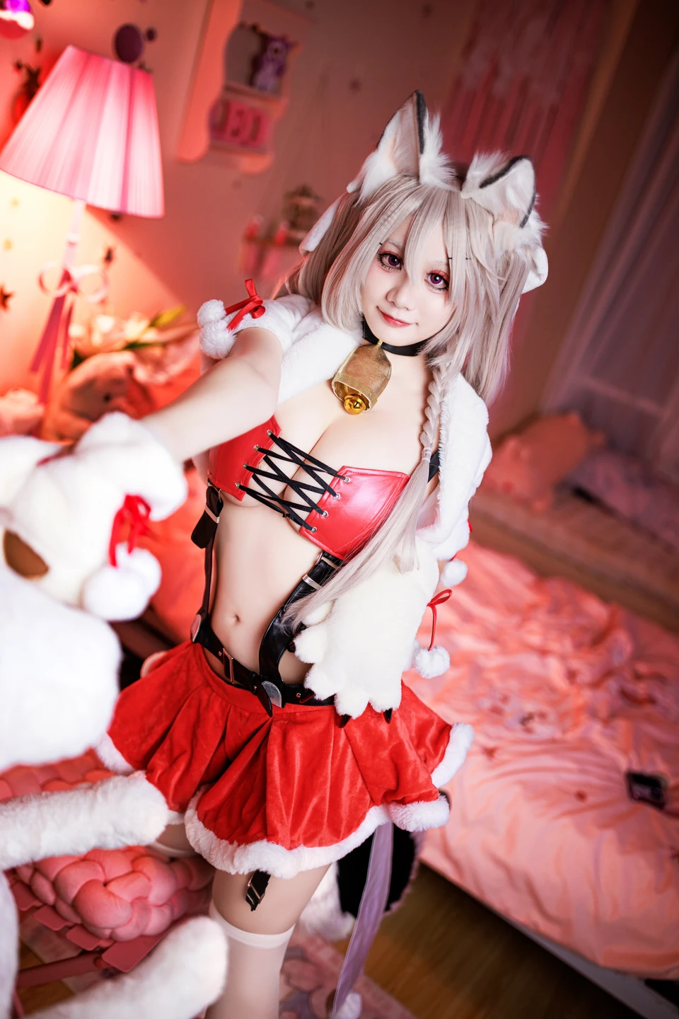 91tutu.cc@阿雪雪 - No.064 圣诞夕立-030.webp