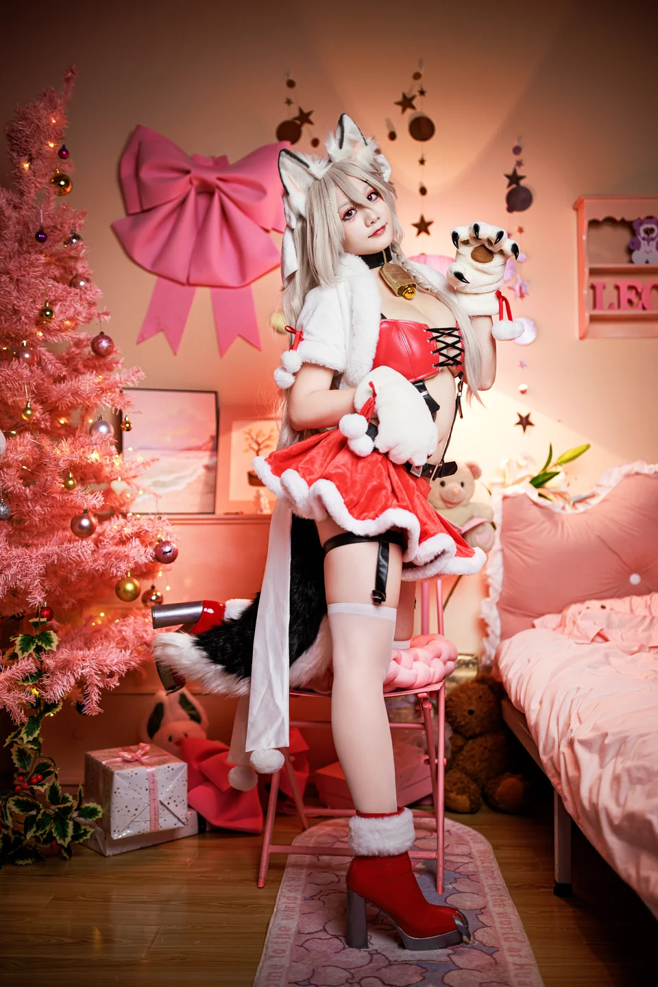 91tutu.cc@阿雪雪 - No.064 圣诞夕立-046.webp