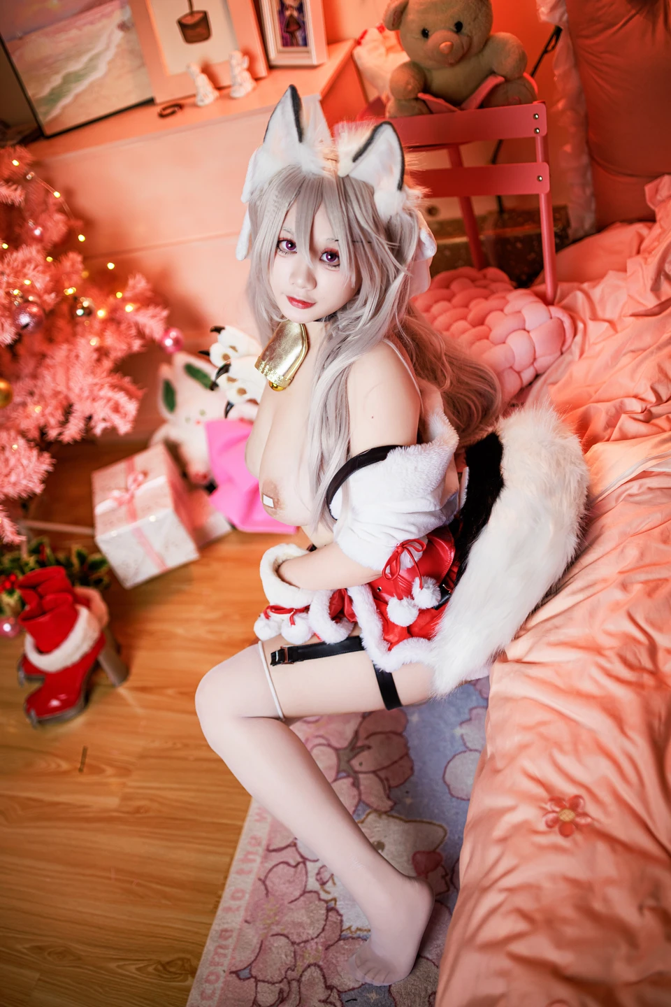 91tutu.cc@阿雪雪 - No.064 圣诞夕立-049.webp