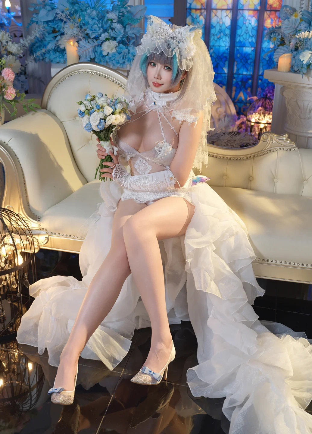 91tutu.cc@麻花麻花酱 _碧蓝航线_柴郡内衣花嫁_32P,2V_710MB-008.webp
