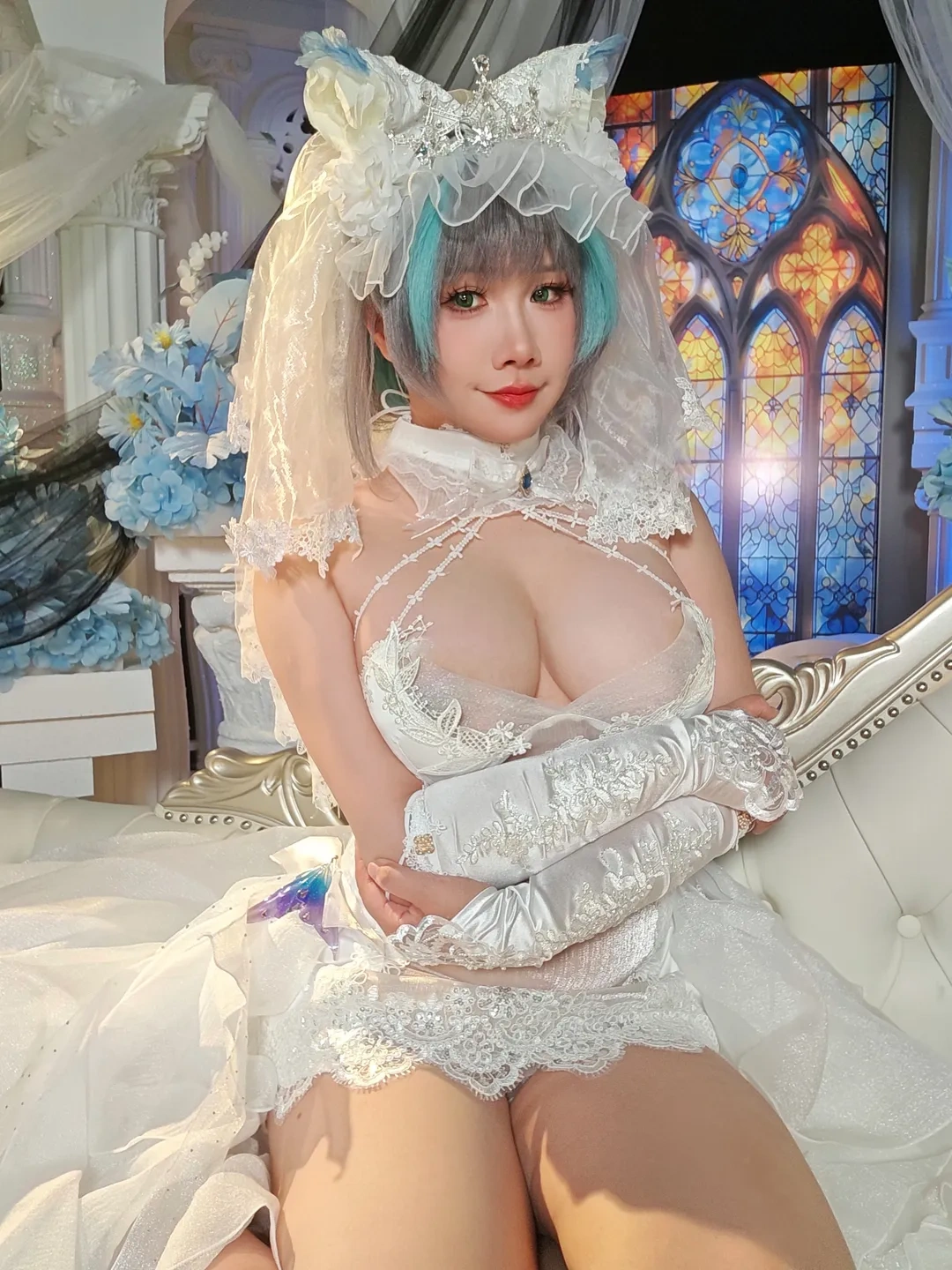 91tutu.cc@麻花麻花酱 _碧蓝航线_柴郡内衣花嫁_32P,2V_710MB-028.webp