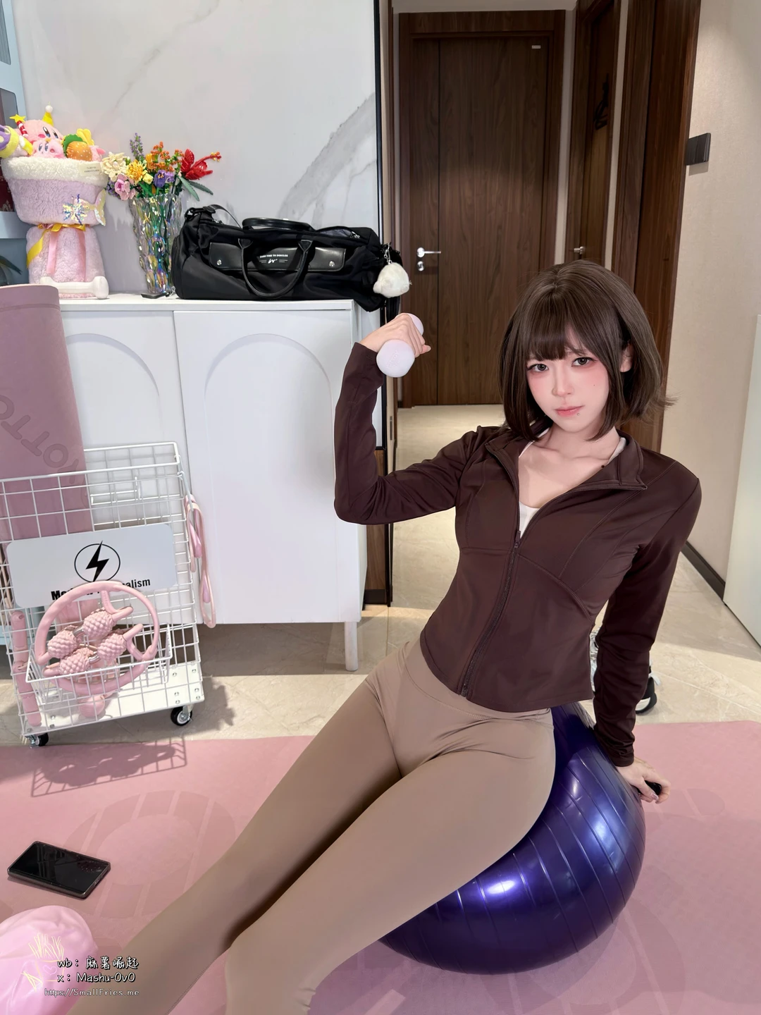 91tutu.cc@麻薯大王 - No.016 瑜伽垫上的越界-005.webp