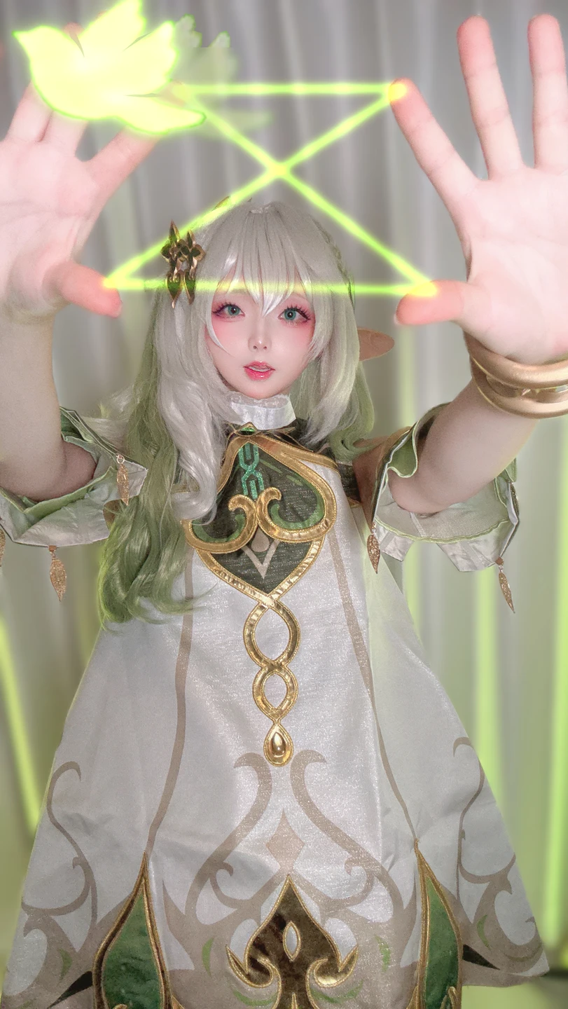 91tutu.cc@ChuChu♡MAGIC _🎂🎉【誕生日記念】原⚫︎くじ🎂🎉_ナヒーダ写真集_82P,1V_1_78GB-002.webp