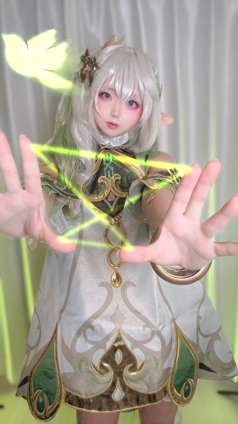 91tutu.cc@ChuChu♡MAGIC _🎂🎉【誕生日記念】原⚫︎くじ🎂🎉_ナヒーダ写真集_82P,1V_1_78GB-003.webp