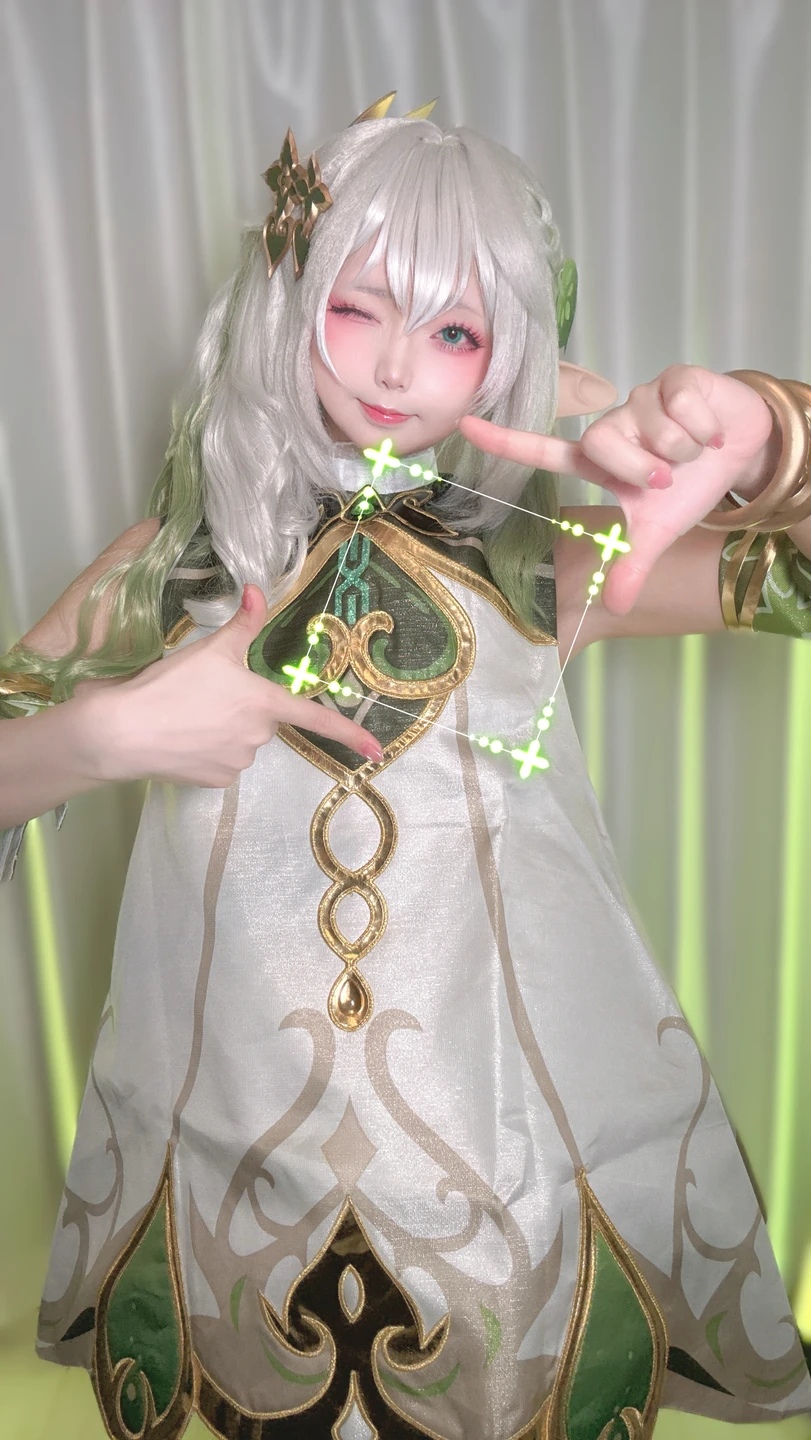 91tutu.cc@ChuChu♡MAGIC _🎂🎉【誕生日記念】原⚫︎くじ🎂🎉_ナヒーダ写真集_82P,1V_1_78GB-012.webp