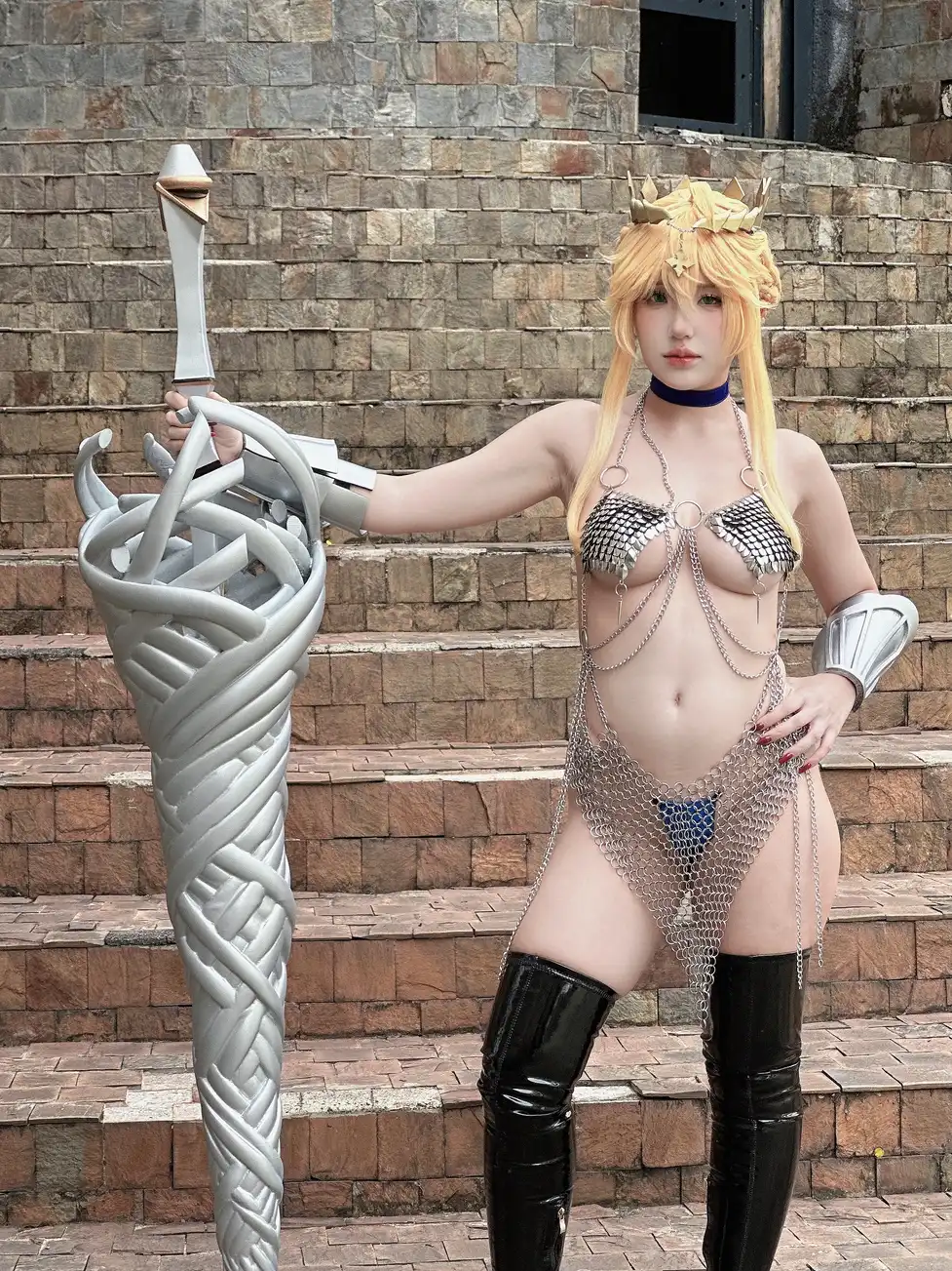 91tutu.cc@PuyPuy_Chan - No.052 LArtoria - Chainmail-002.webp