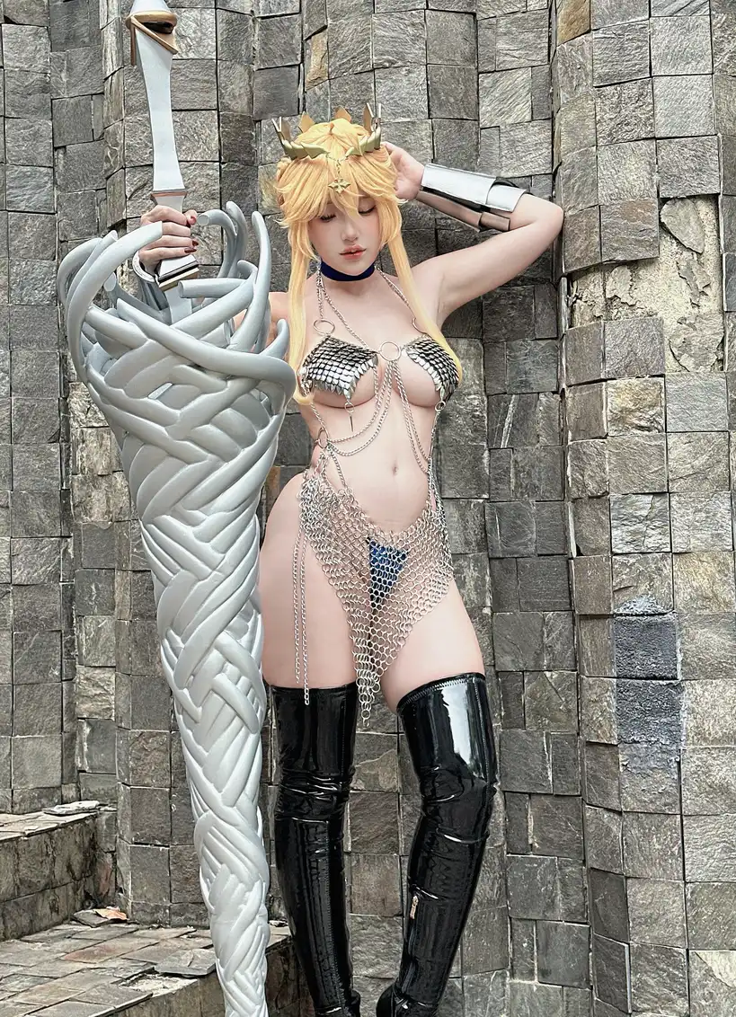 91tutu.cc@PuyPuy_Chan - No.052 LArtoria - Chainmail-003.webp