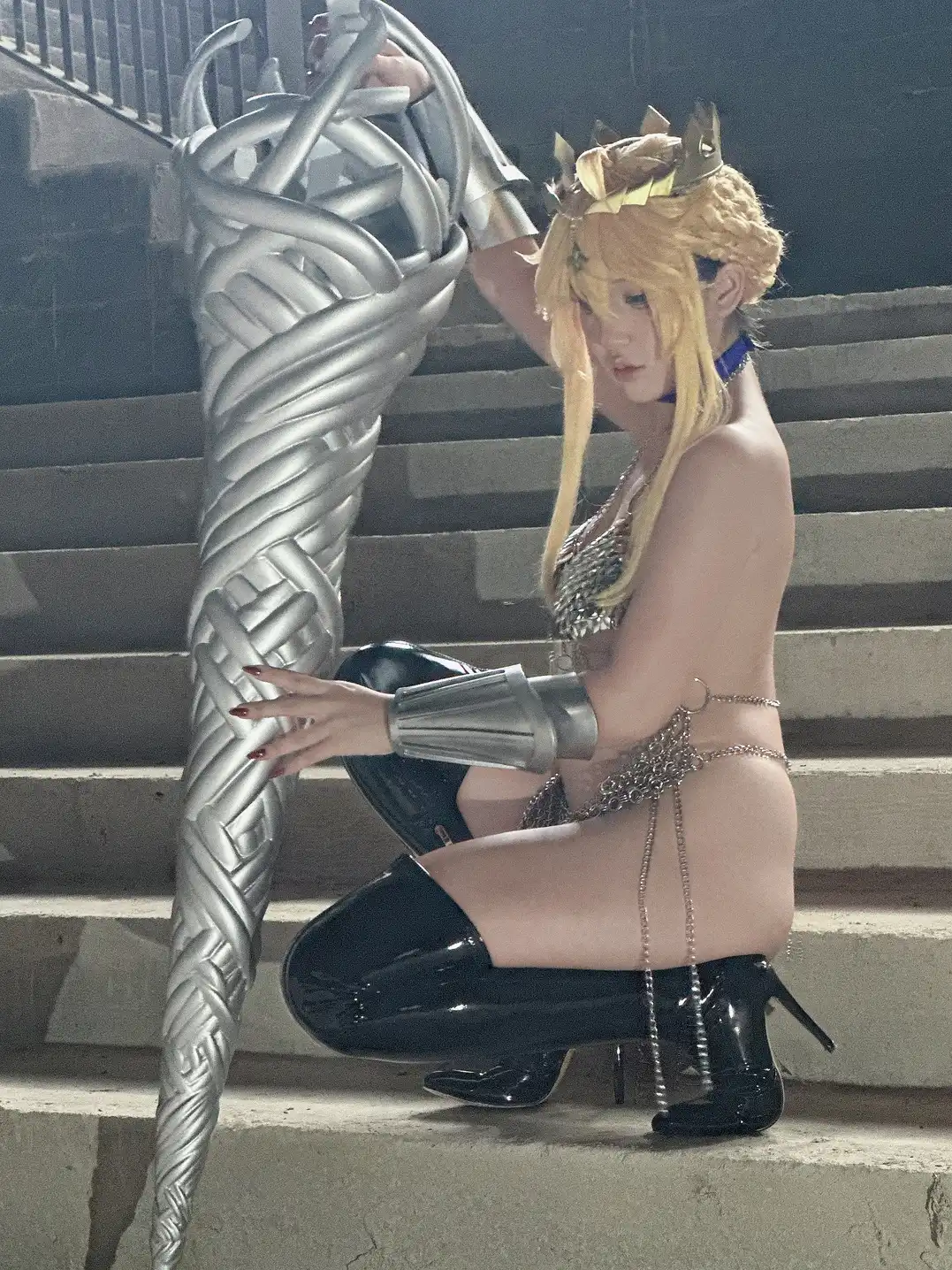 91tutu.cc@PuyPuy_Chan - No.052 LArtoria - Chainmail-010.webp