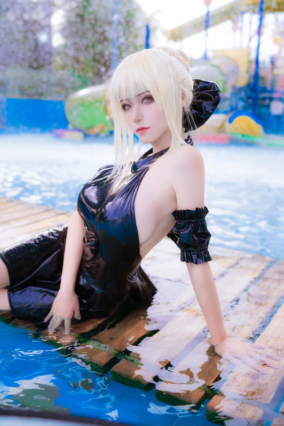 Seya狮砸 - FGO 黑呆泳衣 [10P-161MB]