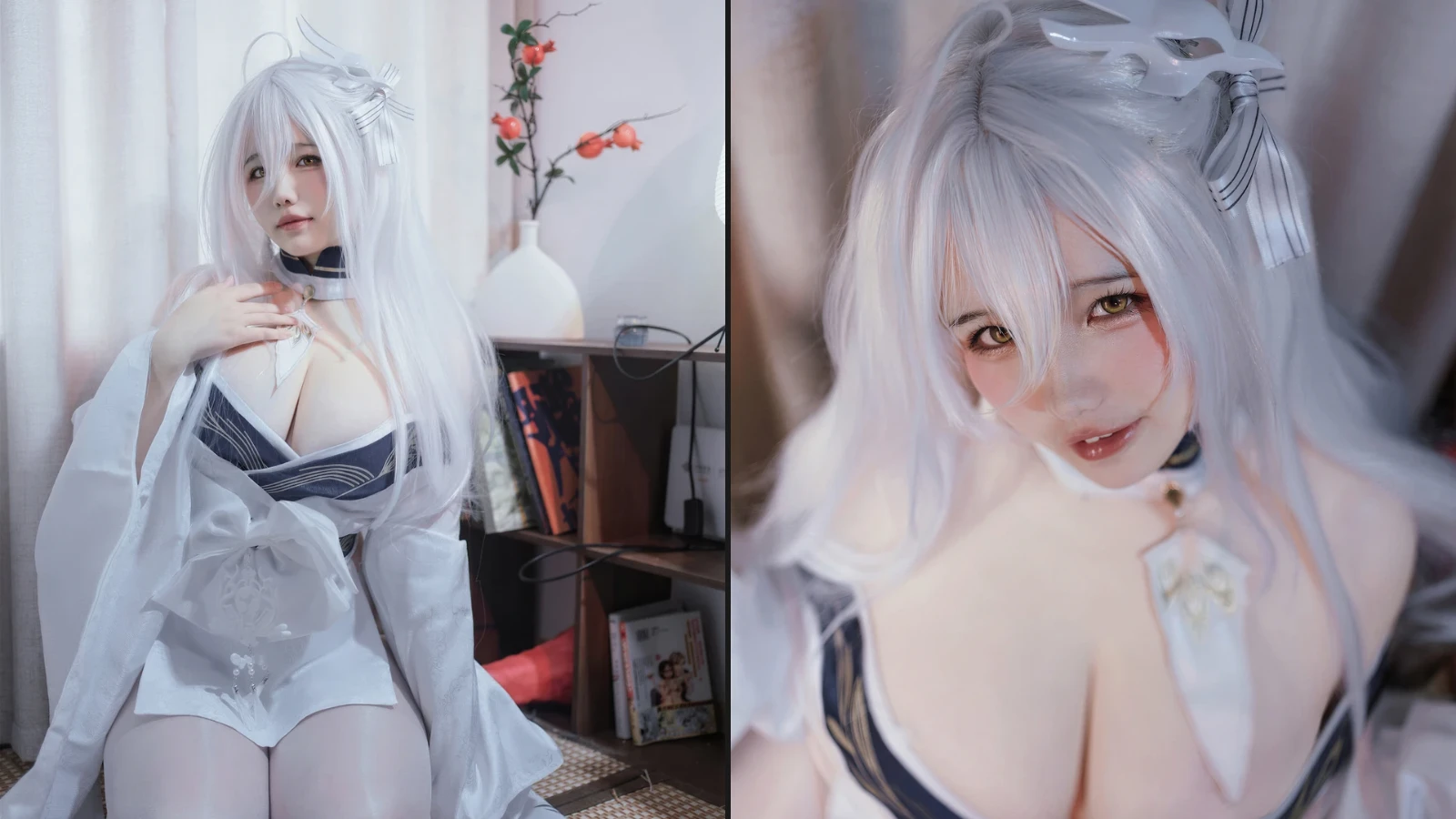 阿半今天很开心 - No_053_碧蓝航线_白凤和服_60P,1V_753MB