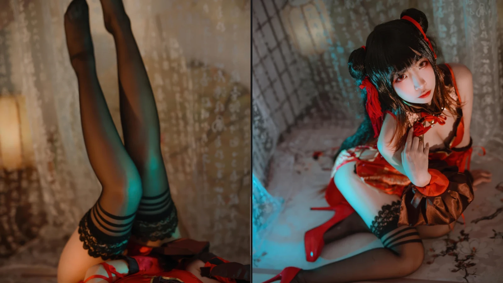 二佐Nisa - No.214 时崎狂三 新春旗袍 [15P-168MB]